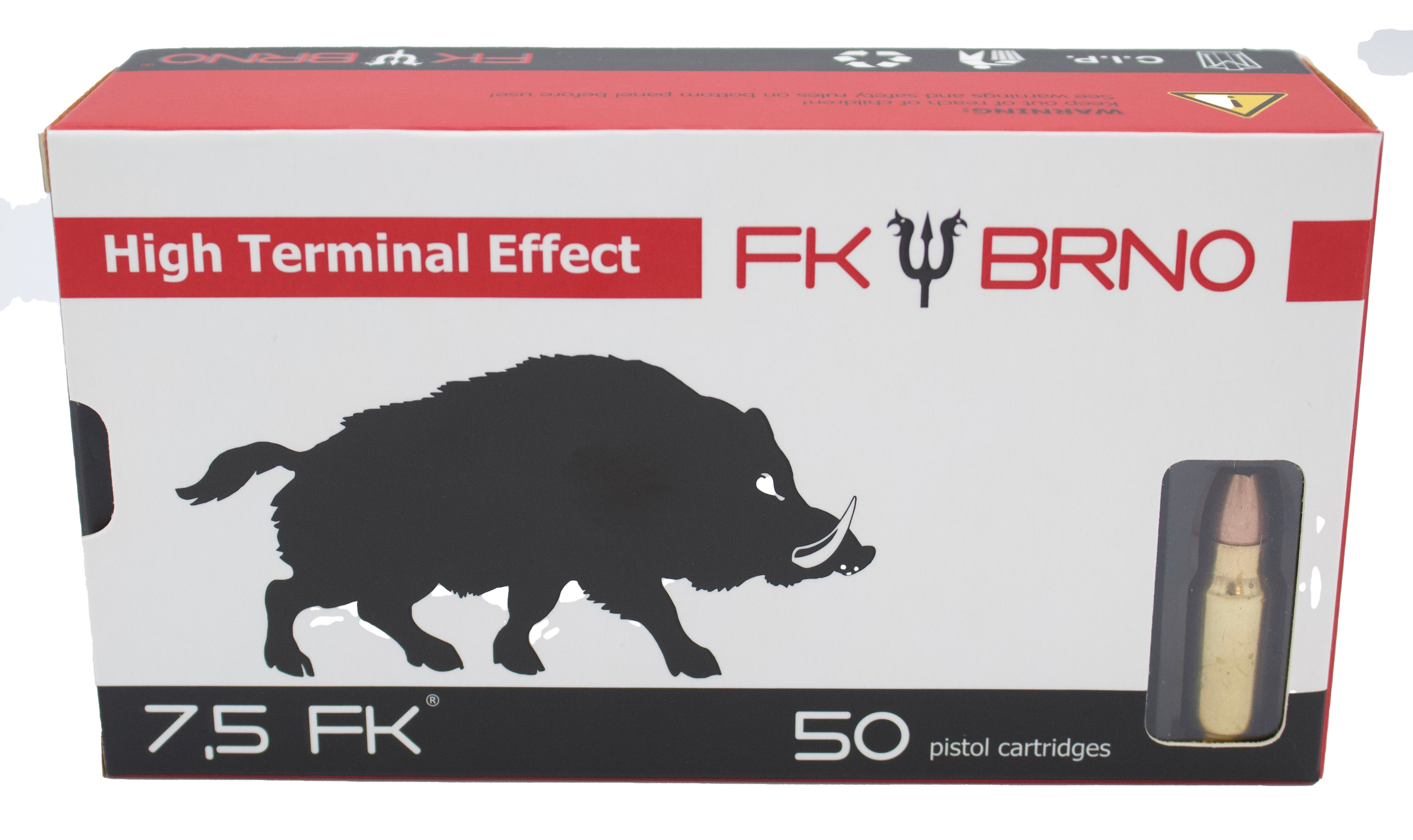 IFG FK BRNO 7.5 FK F5 HV 95GR HP 50RD - Ammunition